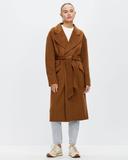 Assembly Label Sadie Single Breasted Coat - Burnt Ochre XS/S