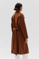 Assembly Label Sadie Single Breasted Coat - Burnt Ochre XS/S