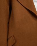Assembly Label Sadie Single Breasted Coat - Burnt Ochre XS/S