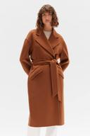 Assembly Label Sadie Single Breasted Coat - Burnt Ochre XS/S
