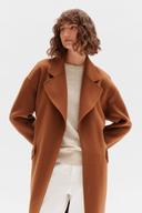 Assembly Label Sadie Single Breasted Coat - Burnt Ochre XS/S