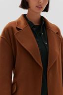 Assembly Label Sadie Single Breasted Coat - Burnt Ochre XS/S