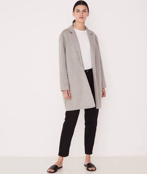 Assembly Label - Women's Grey Coats - Sadie Single Breasted Coat - Size L/XL at The Iconic