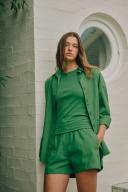 Assembly Label - Women's Maia Twill Short - Bermuda Green - Size: 10
