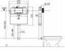ASTA Care Tornado Wall Faced Pan Toilet Suit with Cistern