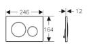 ASTA Care Tornado Wall Faced Pan Toilet Suit with Cistern