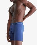 Athletic Cotton Boxer Briefs Blue 2XL