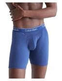 Athletic Cotton Boxer Briefs Blue 2XL
