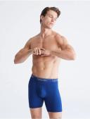 Athletic Cotton Boxer Briefs Blue 2XL