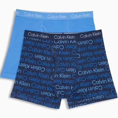 Athletic Cotton Boxer Briefs Blue 2XL