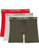 Athletic Cotton Boxer Briefs Blue L