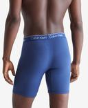Athletic Cotton Boxer Briefs Blue XS