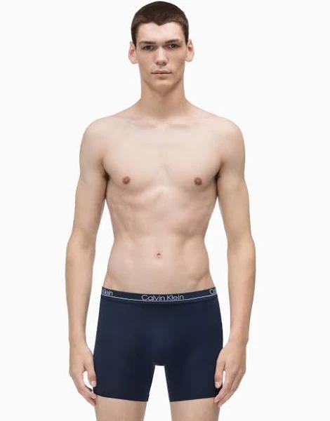 Athletic Cotton Boxer Briefs Blue XS