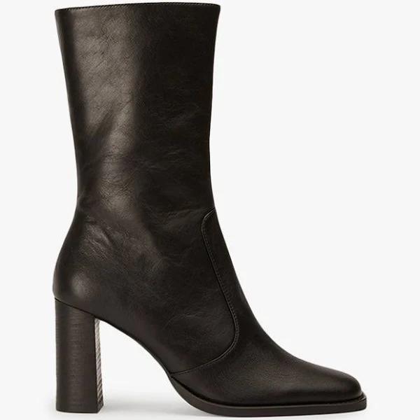 Atlanta Black Venice Ankle Boots | Boots | Tony Bianco Black Venice / 8.5