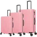 Atlas Enduro 3-Piece Hardcase Luggage/Suitcase Set - Pink - AfterPay & zipPay Available