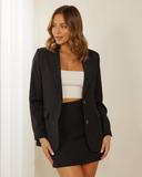 Atmos&Here - Women's Black Blazers - Everlee Blazer - Size 12 at The Iconic
