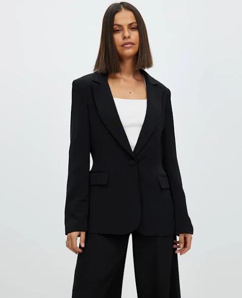 Atmos&Here - Women's Black Blazers - Jade Blazer - Size 8 at The Iconic
