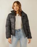 Atmos&Here - Women's Black Puffer Jackets - Frost Puffer Jacket - Size 12 at The Iconic