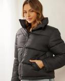Atmos&Here - Women's Black Puffer Jackets - Frost Puffer Jacket - Size 12 at The Iconic