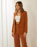 Atmos&Here - Women's Brown Blazers - Everlee Blazer - Size 8 at The Iconic