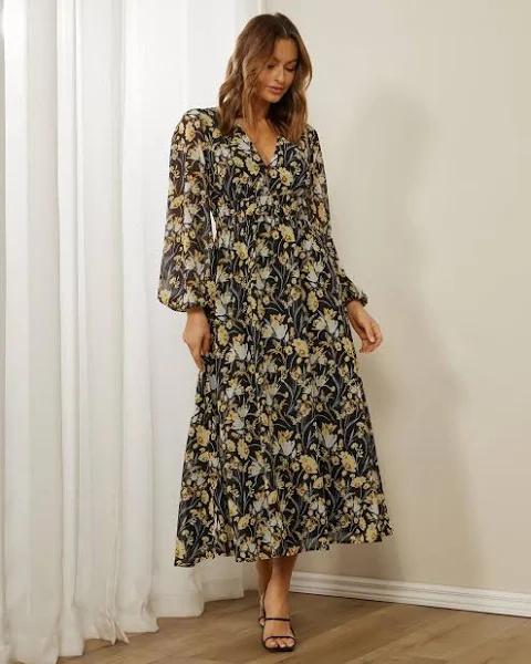 Atmos&Here - Women's Multi Midi Dresses - Ella Midi Dress - Size 16 at The Iconic