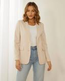Atmos&Here - Women's Neutrals Blazers - Everlee Blazer - Size 12 at The Iconic