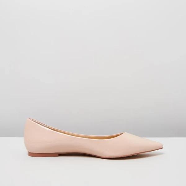 Atmos&Here - Women's Pink Ballet Flats - Kate Leather Flats - Size 11 at The Iconic