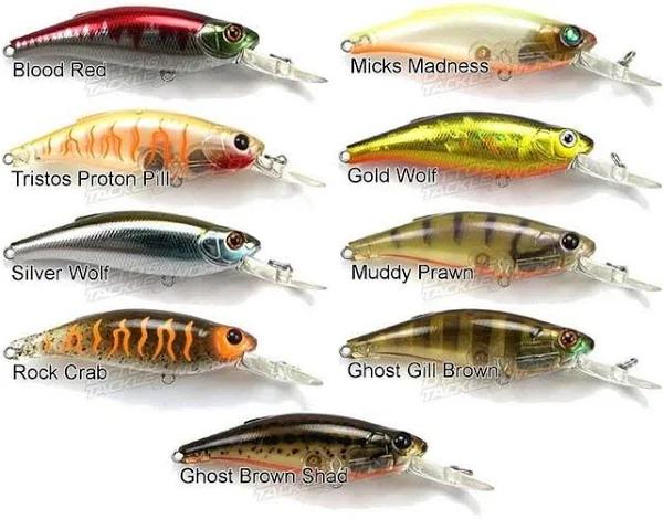 Atomic Hardz Shiner 75 Mid Fishing Lure [Colour: Ghost Green Shad]