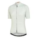 Attaquer Womens A-Line Jersey Fine Stripe L Light Blue AU446839
