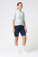 Attaquer Womens A-Line Jersey Fine Stripe L Light Blue AU446839