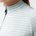 Attaquer Womens A-Line Jersey Fine Stripe L Light Blue AU446839