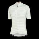 Attaquer Womens A-Line Jersey Fine Stripe L Light Blue AU446839
