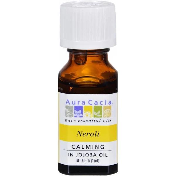 Aura Cacia Essentials Jojoba Oil, Neroli - 0.5 fl oz bottle