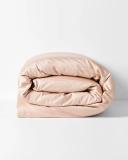 Aura Home Halo Organic Sateen Bedlinen Range in Lotus Pink Super King