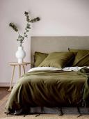 Aura Home Maison Vintage Bedlinen Collection in Green Queen Size