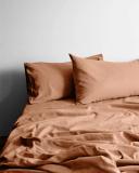 Aura Home Maison Vintage Sheet Set Hazelnut Brown Queen Size