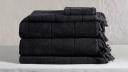 Aura Paros 580GSM Cotton Bath Sheet Charcoal