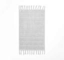 Aura Paros 580GSM Cotton Bath Towel Range Dove - Face Washer / Grey