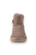 AUS Wooli UGG Cabarita Short Sheepskin Button Boot - Light Grey