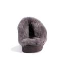 AUS Wooli UGG Sydney Unisex Sheepskin Wool Slippers - Grey