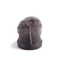 AUS Wooli UGG Sydney Unisex Sheepskin Wool Slippers - Grey
