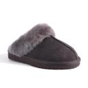 AUS Wooli UGG Sydney Unisex Sheepskin Wool Slippers - Grey