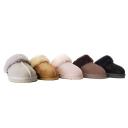 AUS Wooli UGG Sydney Unisex Sheepskin Wool Slippers - Tan