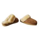 AUS Wooli UGG Unisex Sheepskin Wool Sydney Slippers - Chestnut/Tan