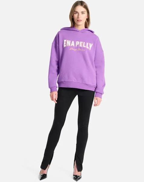 Austin Collegiate Hooded Sweater - Meadow Violet, Meadow Violet / 16by Ena Pelly