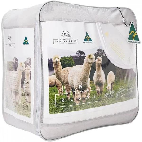 Australian Alpaca Bedding Company Regal Blend Alpaca Quilt-200gsm-Super King