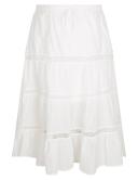 Autograph - Plus Size - Womens Skirts - Woven Lace Trim Midi Skirt