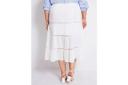 Autograph - Plus Size - Womens Skirts - Woven Lace Trim Midi Skirt