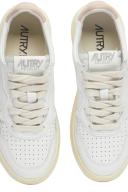 Autry - 01 Low Leather Sneaker White & Pink - 36