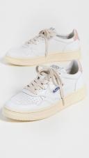 Autry - 01 Low Leather Sneaker White & Pink - 36
